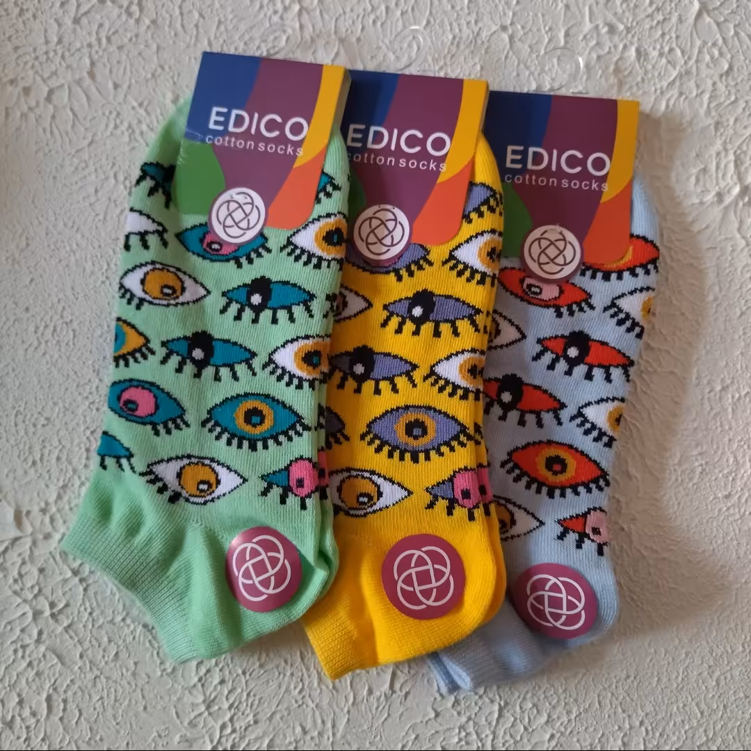 جوراب مچی طرح چشم