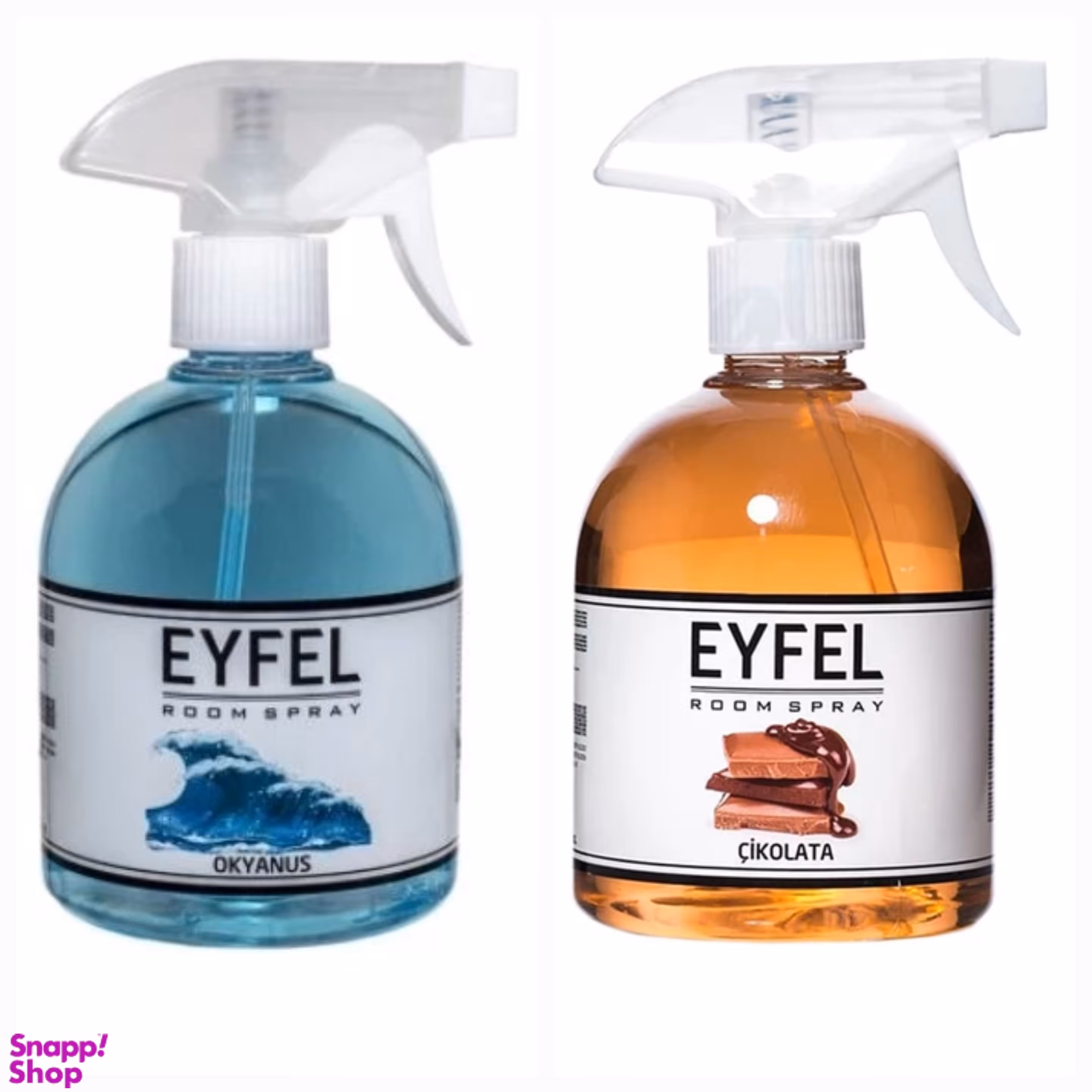 خوشبو کننده هوا ایفل مدل اقیانوس و شکلات حجم 500 میلی لیتر مجموعه 2 عددی