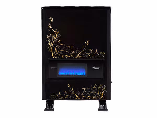 بخاری گازی ایران شرق 6000 طرح گلبرگ طلایی مدل A60 آذرین