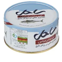 کنسرو ماهی تن در روغن مایع ساحل - 180 گرم بسته 12 عددی