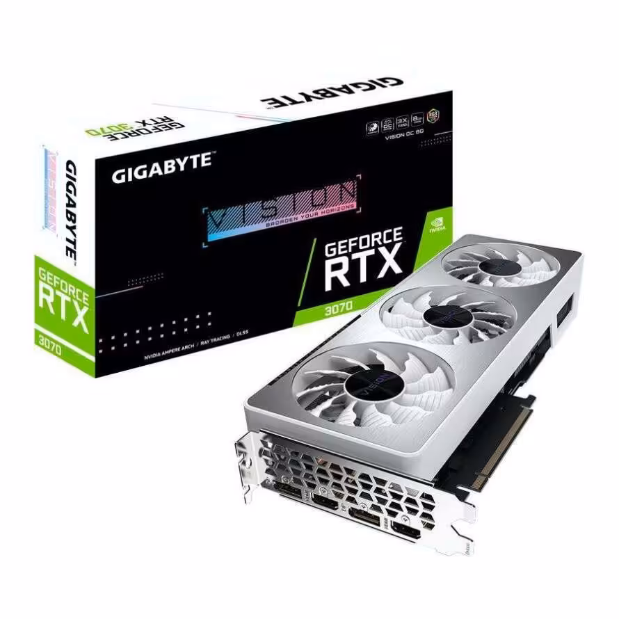 کارت گرافیک گیگابایت RTX 3070 VISION OC 8G