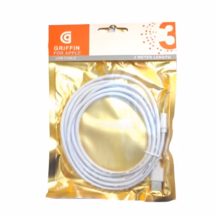 کابل شارژ 3 متری میکرو مدل griffin کیفیت عالی ( صد در صد فست شارژ )