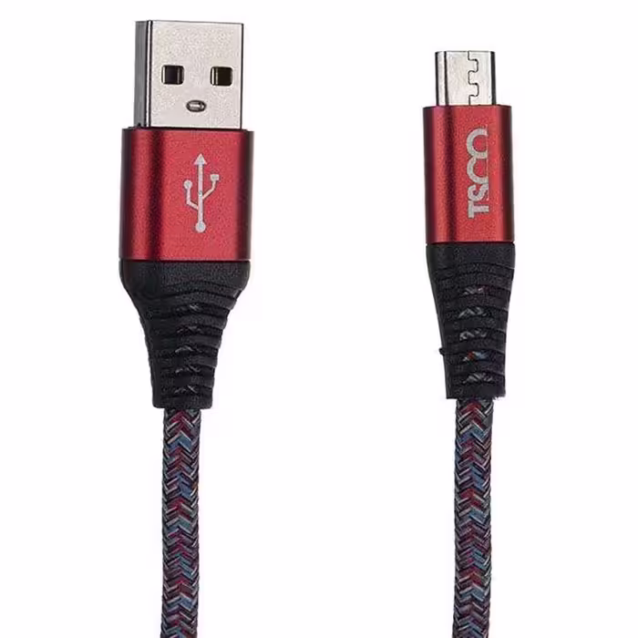 کابل شارژ MicroUSB تسکو TSCO TC A19 قرمز 2متری