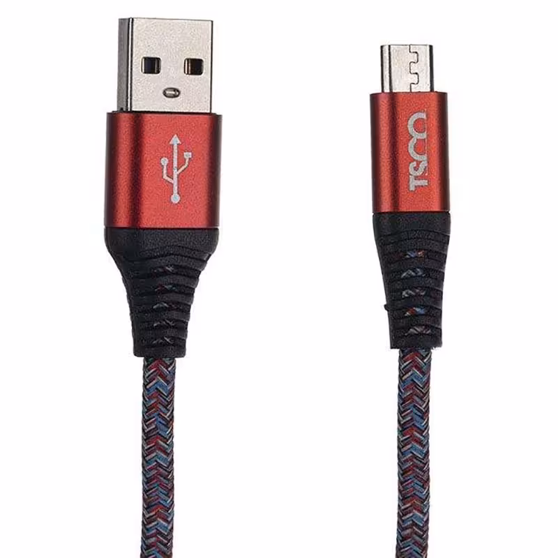 کابل شارژ MicroUSB تسکو TSCO TC A19 قرمز 2متری