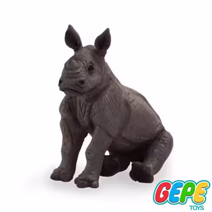 فیگور بچه کرگدن نشسته