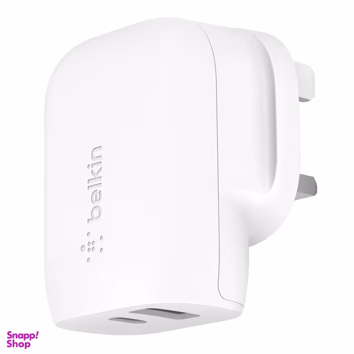 شارژر موبایل بلکین مدل BoostCharge Dual Wall Charger with PPS 37W