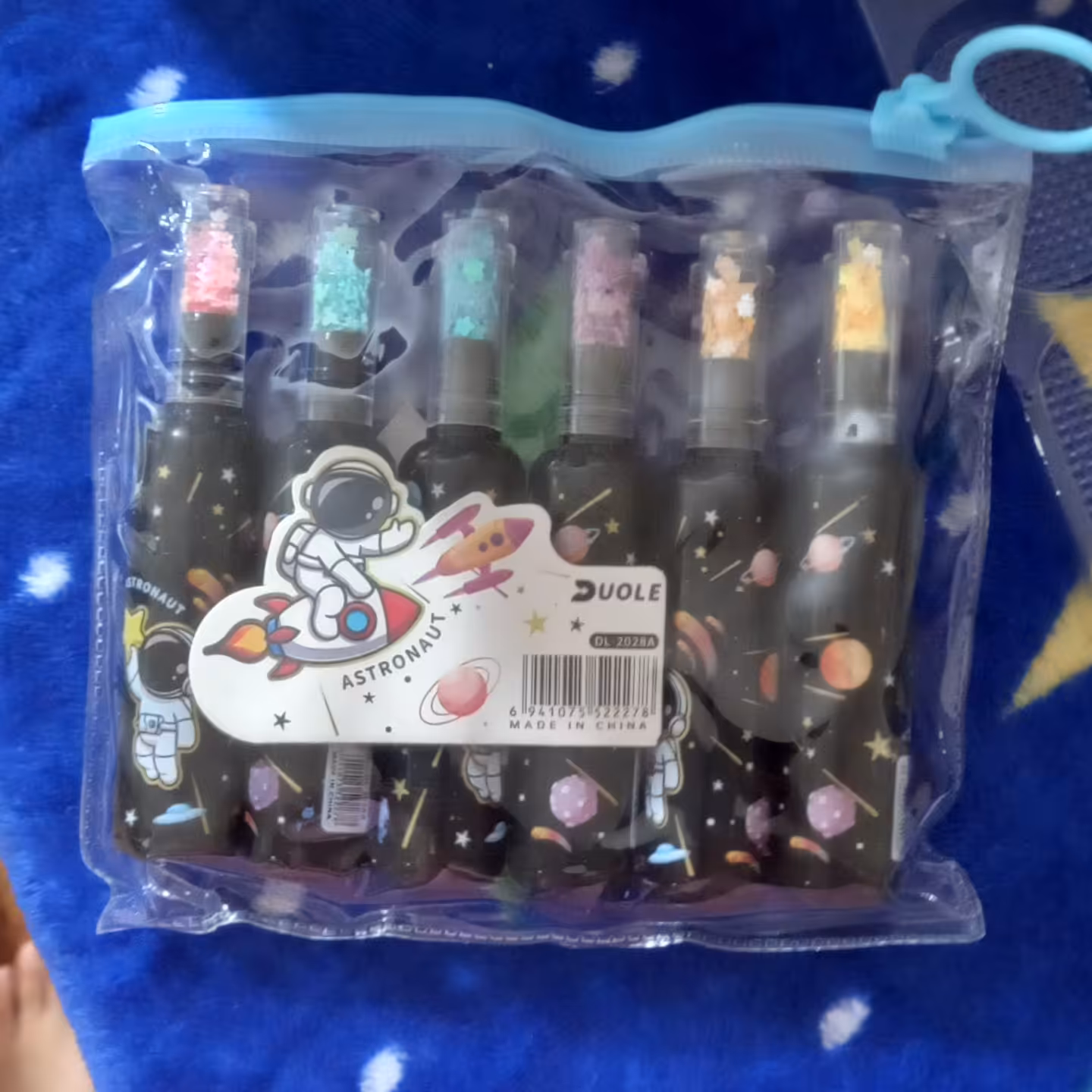 هایلایتر کهکشانی با 6 رنگ مختلف با کله اکلیلی 