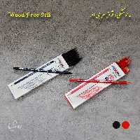 مداد مشکی و قرمز  ام جی ام Wood Free  HB