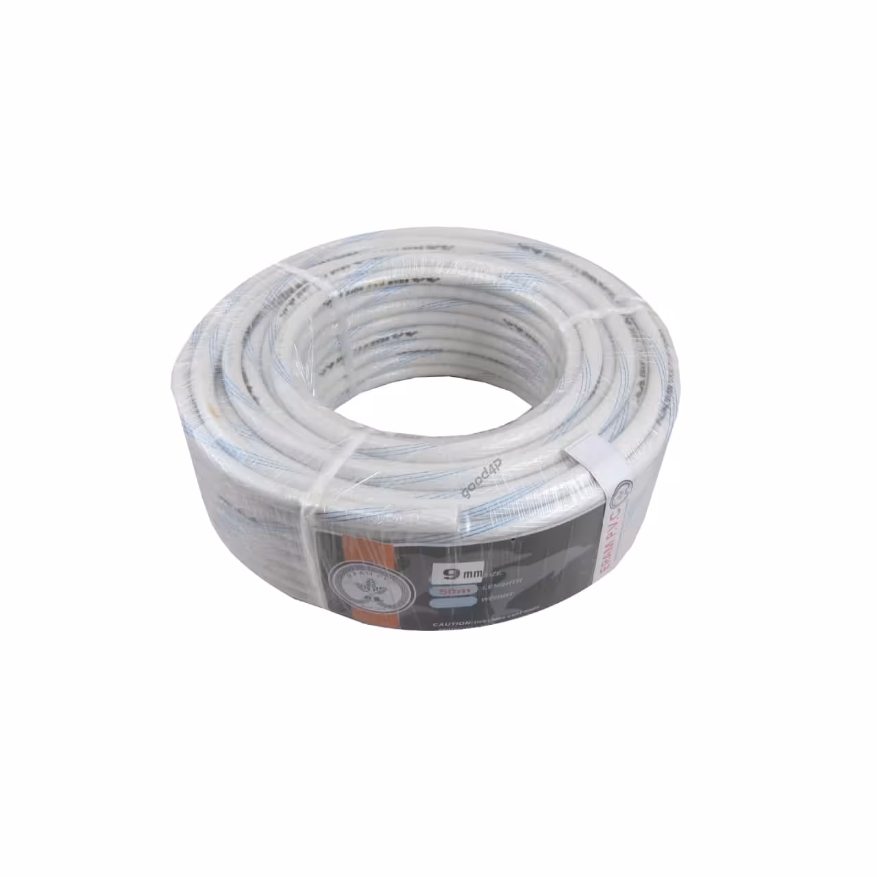 شیلنگ گاز سایز 3/8 سه لایه سفید کاپیتان ارم