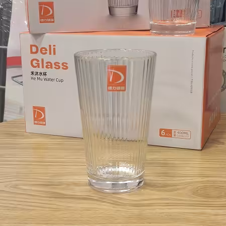 لیوان بلند 400 میلی وارداتی برند DELI-ty1640c