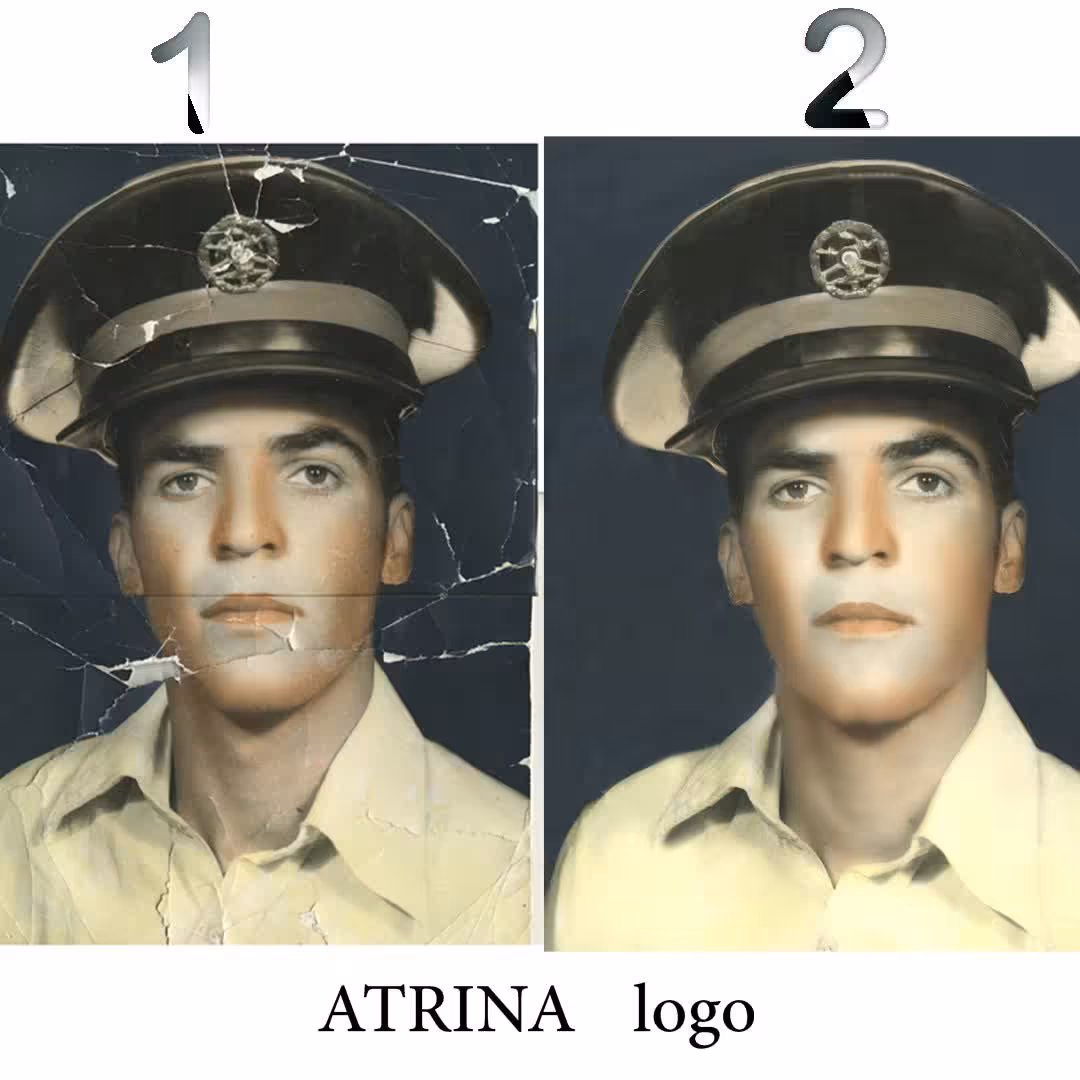 ترمیم عکسهای شکسته و فرسوده 