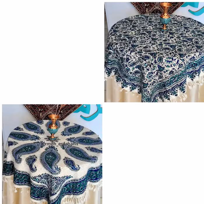 سفره قلمکاری یک متری رنگی 