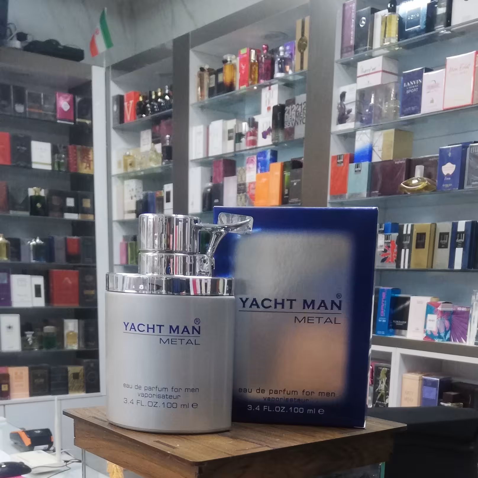 ادکلن مردانه یاچ من نقره ای YachtMan Metal

