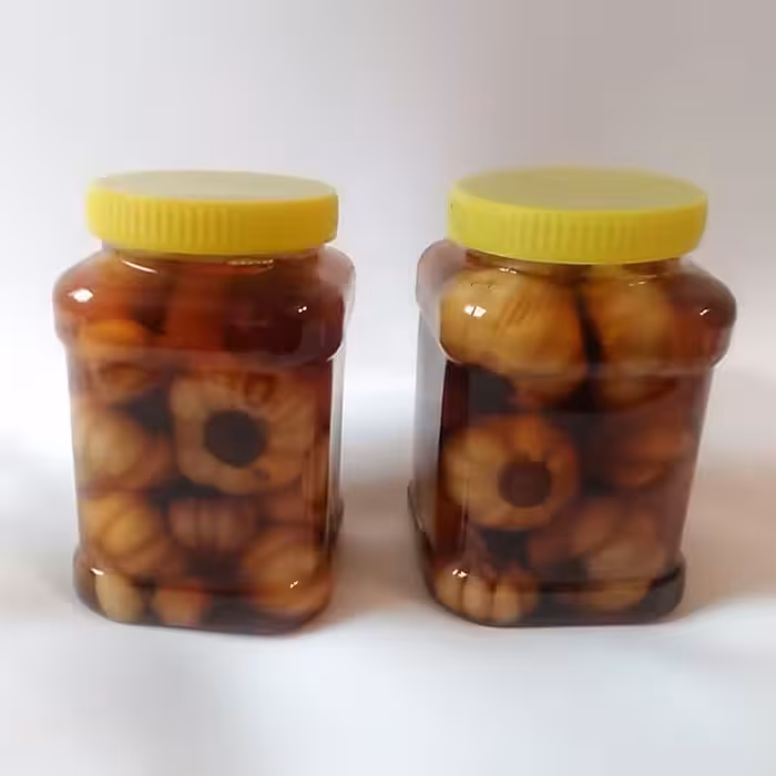 سیر ترشی خانگی 2400 گرمی تولید شده از سیر طارم و سرکه اعلا