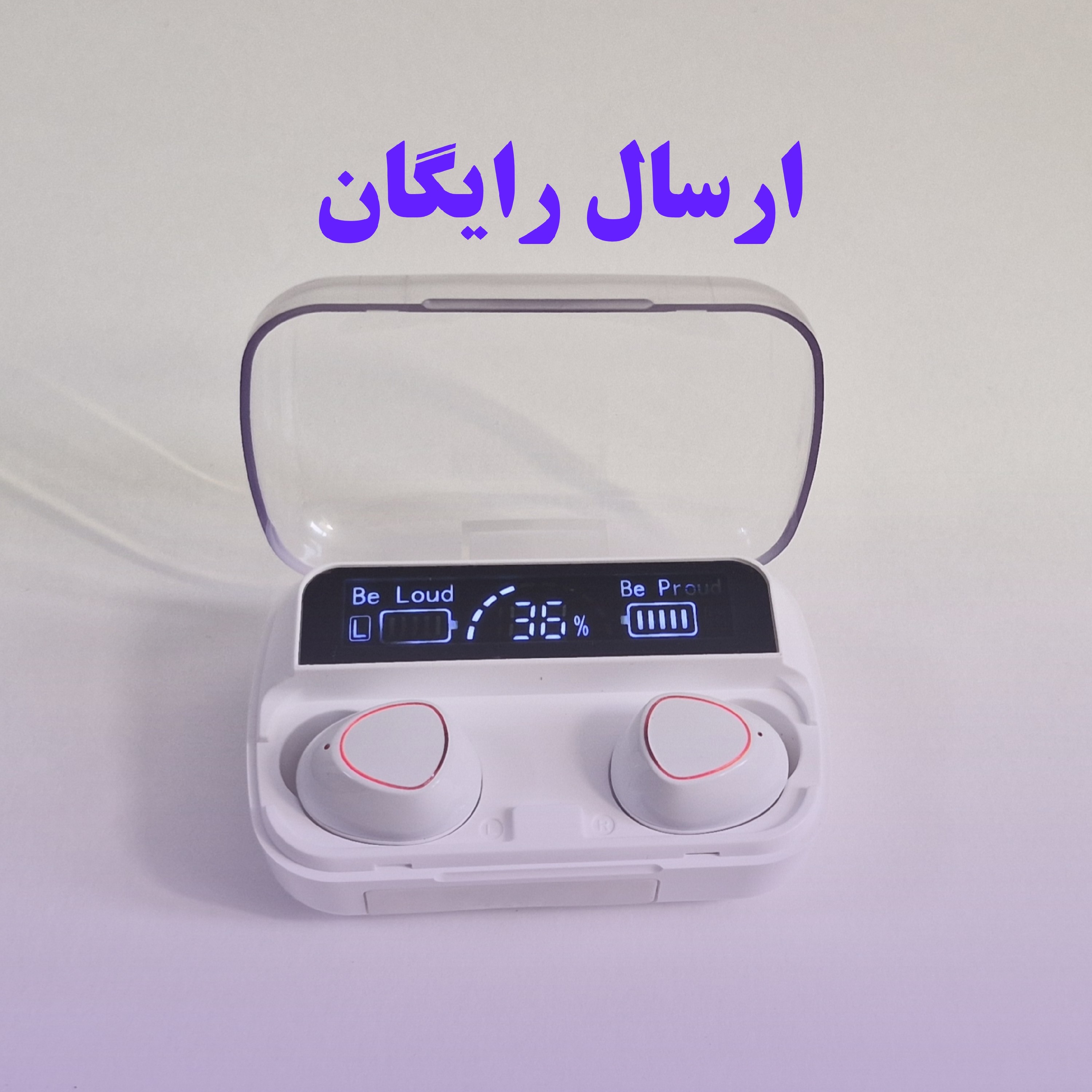 هندزفری بلوتوثی m10  سری تاچ لمسی پاور  بانک دار  ایرپاد m10 هدفون بلوتوثی  هدست بلوتوثی هنسفری بلوتوثی 
