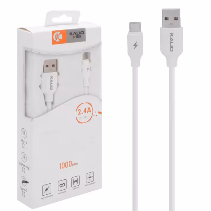 شارژرtype_c (تایپ سی) کابل شارژ تایپ سی مدل kAlio