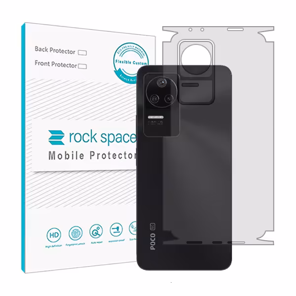 گلس محافظ پشت گوشی شیائومی Redmi K50 Pro مدل نانو هیدروژل شفاف برند راک اسپیس کد 23877M