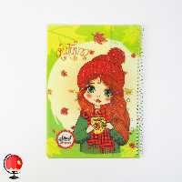 دفتر نقاشی 50 برگ سیمی طرح دختر پاییزی آپادانا