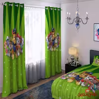 پرده 2 عددی کد 15473/1  طرح انیمیشن پاوپاترول(paw patrol)
