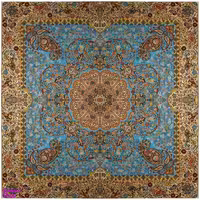 رومیزی ترمه نگین خاتم طرح افشاری کد 2