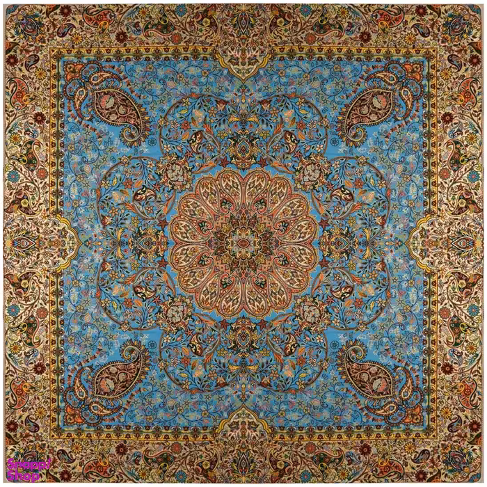 رومیزی ترمه نگین خاتم طرح افشاری کد 2