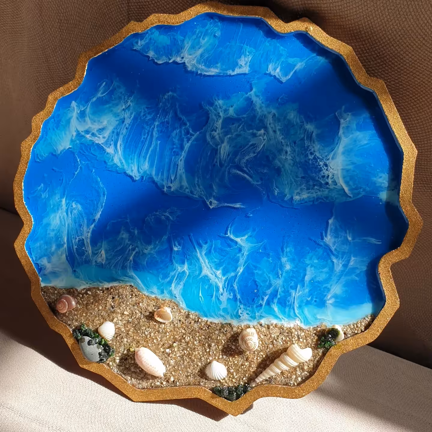 تابلو یا جاکلیدی دریا  رزینی قطر 20 سانت آماده ارسال