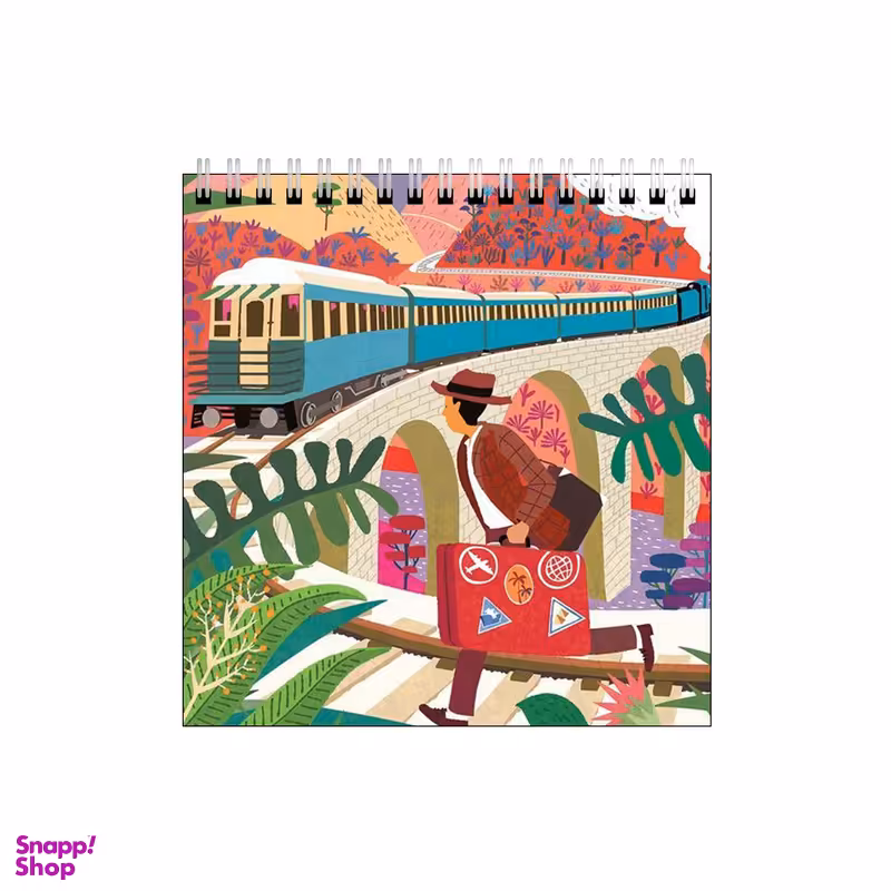 دفتر طراحی ۶۰ برگ طرح سفر و قطار کد 2000507