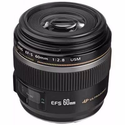 لنز ماکرو کانن مدل 60میلی متر EF-S f/2.8 USM