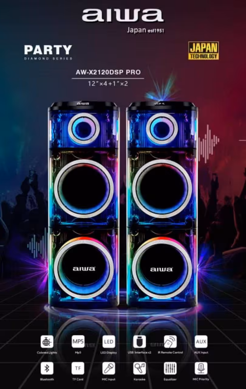 اسپیکر آیوا مدل 2120 پرو (AW-X2120DSP PRO)