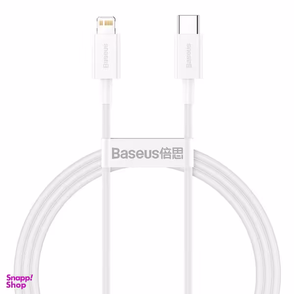 کابل تبدیل USB-C به لایتنینگ باسئوس مدل SUPERIOR طول 100 سانتی متر