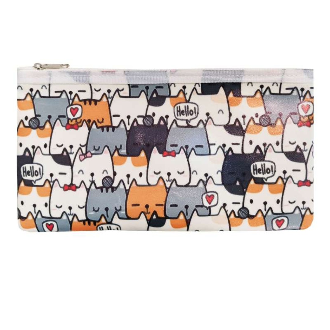 جامدادی طرح گربه با کیفیت عالی و قیمت مناسب قابل استفاده در مدرسه 