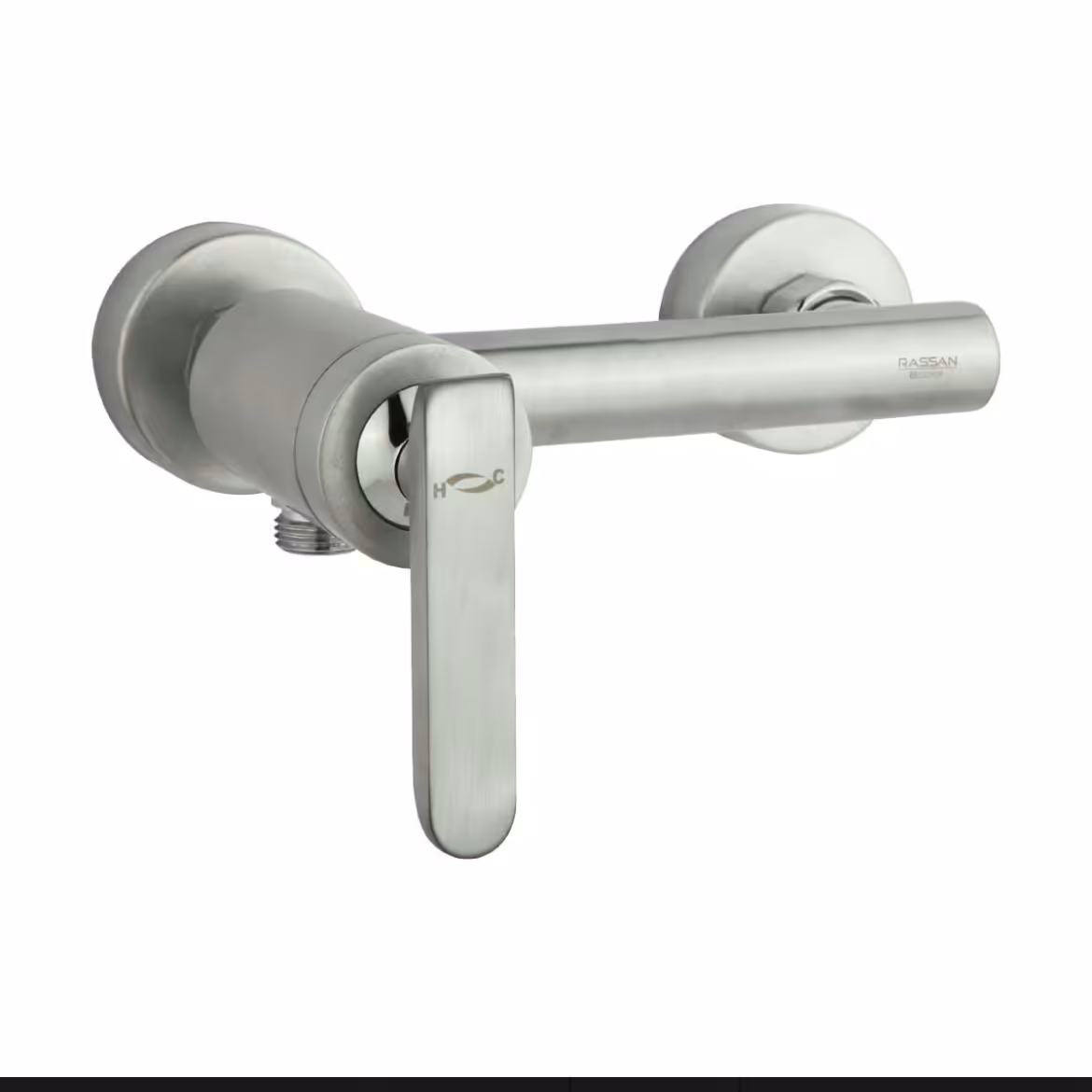 شیر توالت راسان مدل فلورا کروم مات