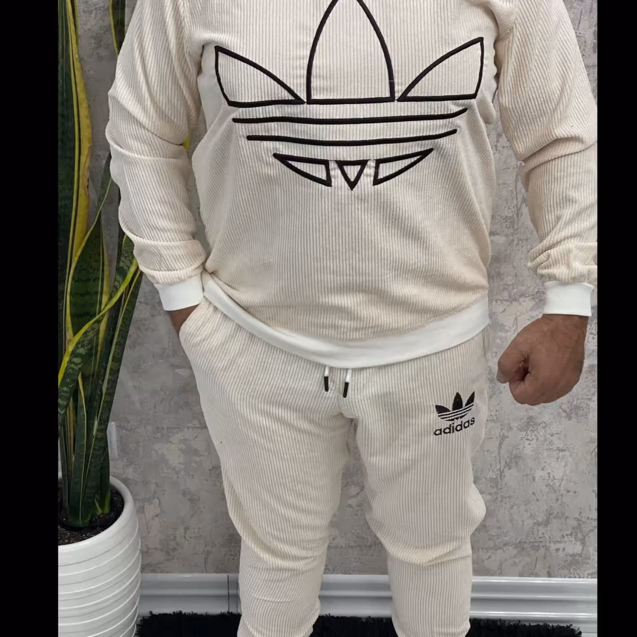 ست بلوز و شلوار مردانه و زنانه مخمل کبریتی