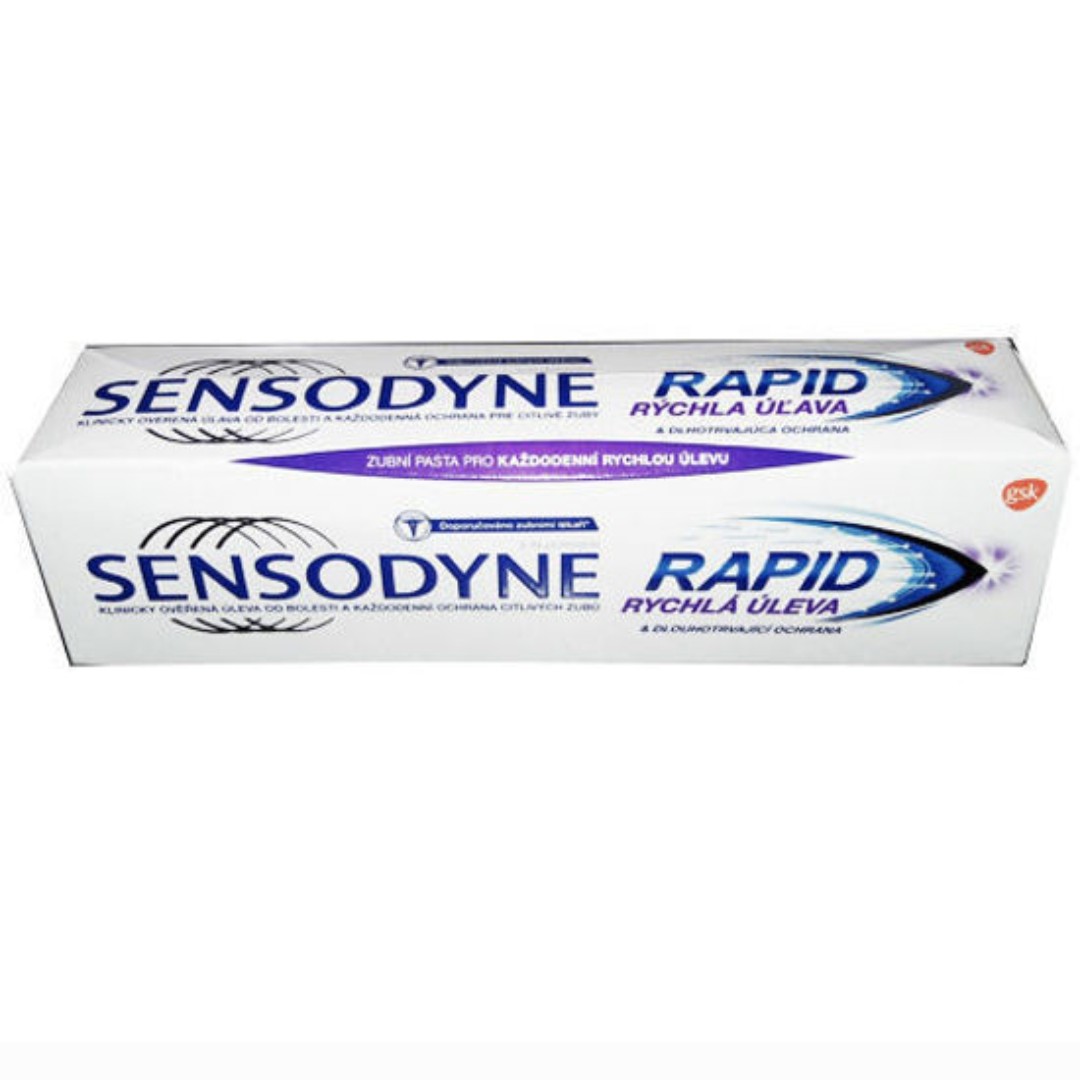 خمیر دندان سنسوداین مدل Sensodyne rapid Rychla uleva حجم 75 میلی لیتر
