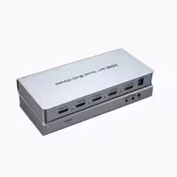 سوئیچ کواد 4 پورت HDMI کی نت مدل K-SWHDQ004 به همراه ریموت کنترل و آداپتور