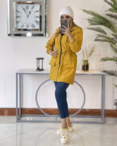 بارانی زیبا جنس تیوپی