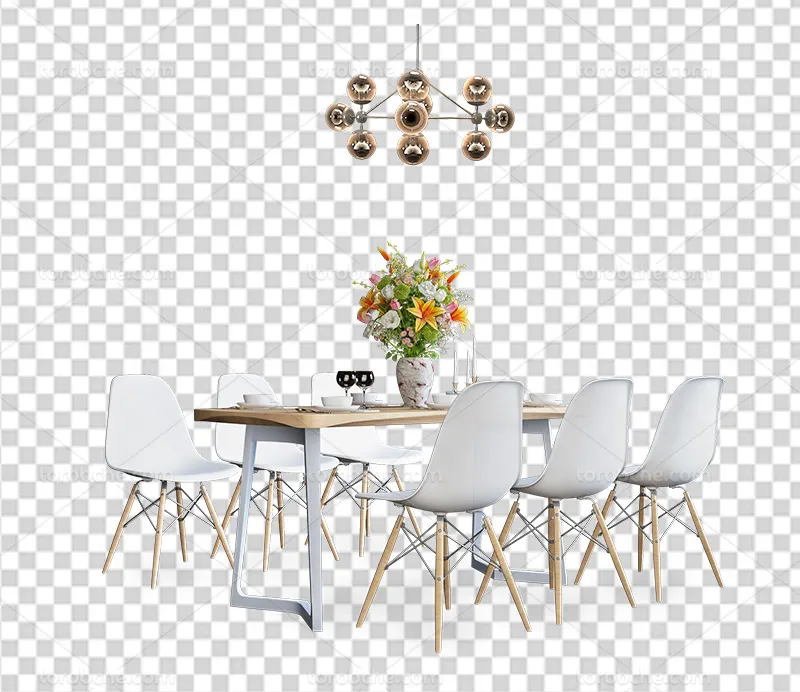 عکس PNG میز ناهار خوری | گرافیک با طعم تربچه