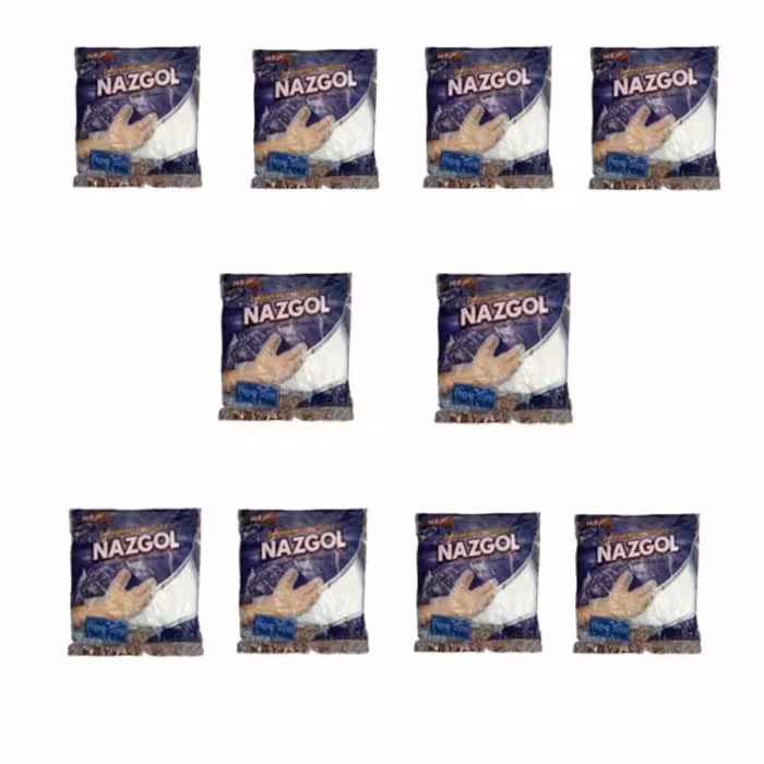 دستکش یکبار مصرف نازگل 10 بسته 100 عددی