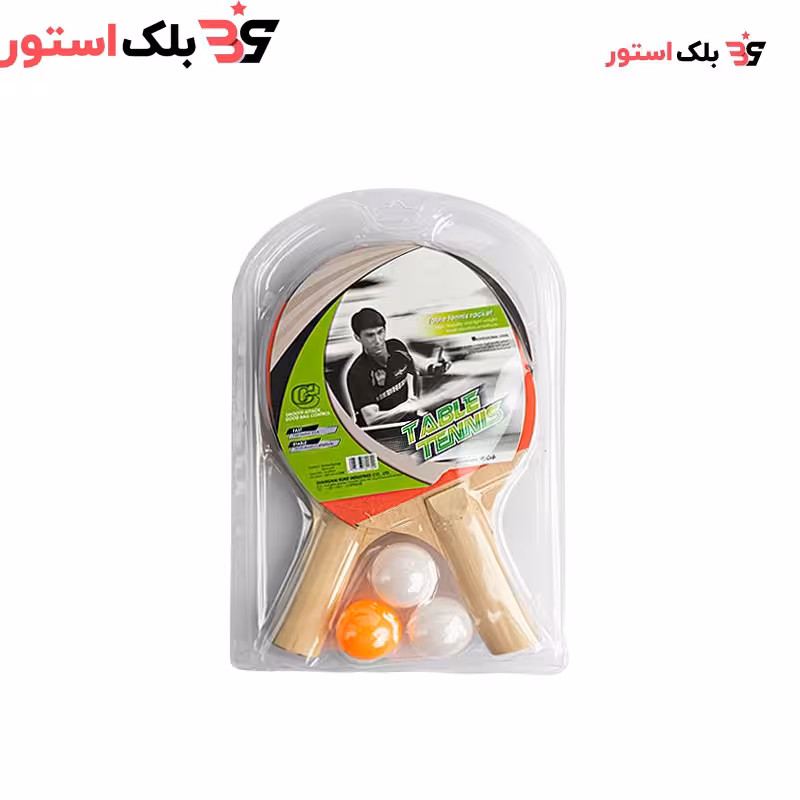 راکت پینگ پنگ TABLE TENNIS بسته 2 عددی مدل ویلسون