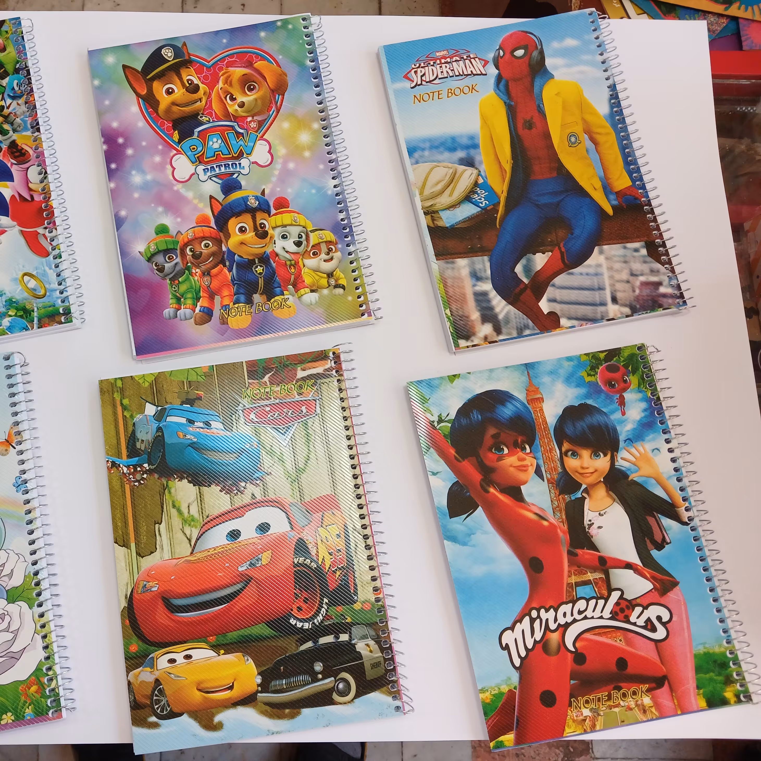 دفتر 100برگ فنری طلقی خط دار