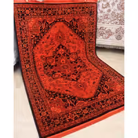 فرش  بلوچی قرمز نقشه هریس6متری700شانه برندکرامتیان (پس کرایه)