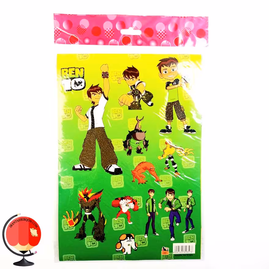 برچسب فانتزی A4 طرح بن تن