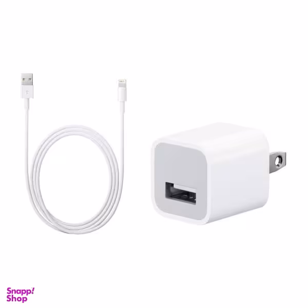 شارژر دیواری مدل MD814CH/A به همراه کابل تبدیل لایتنینگ غیر اصل