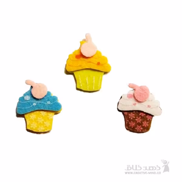 استیکر نمدی کاپ کیک