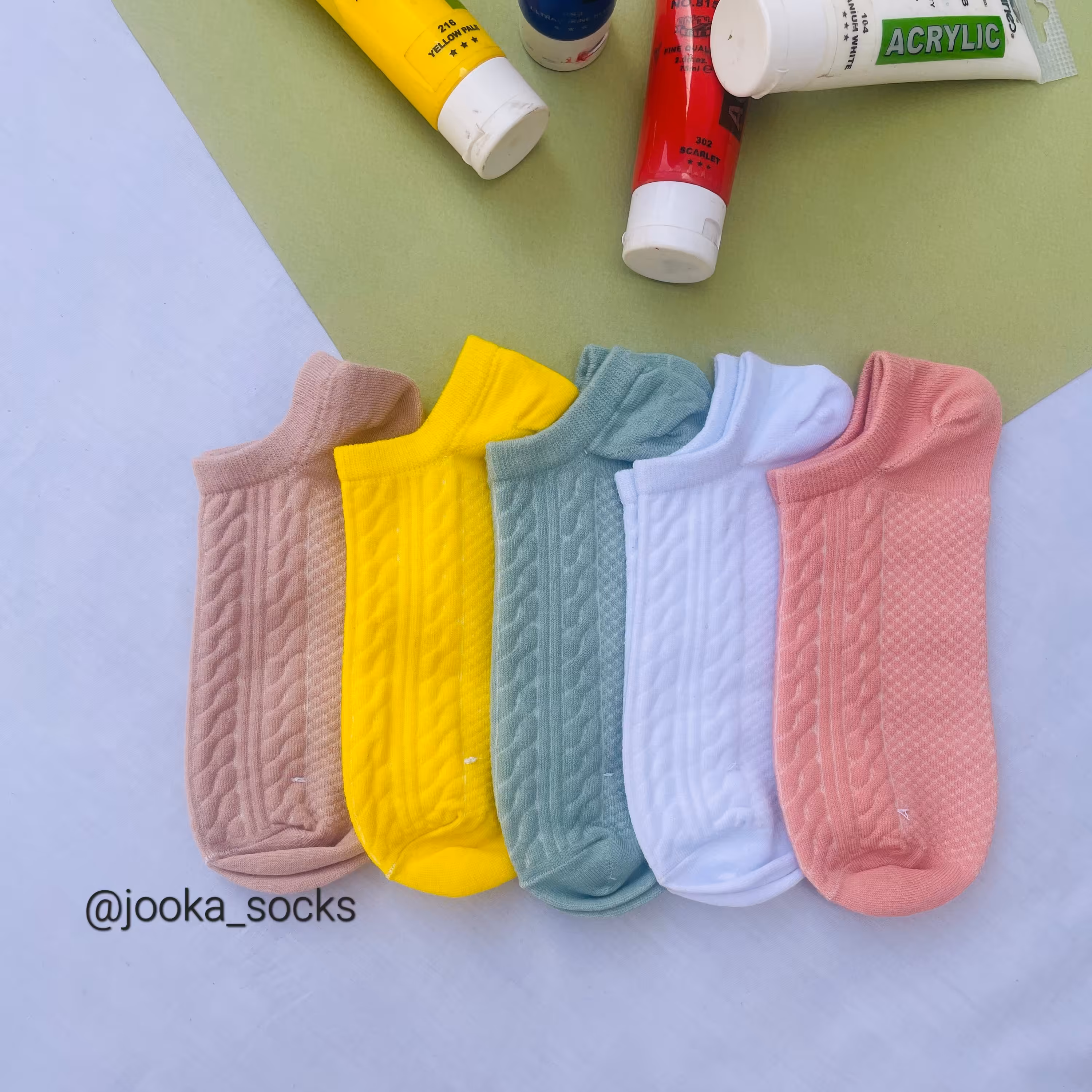 جوراب مچی زنجیری پاستیلی 