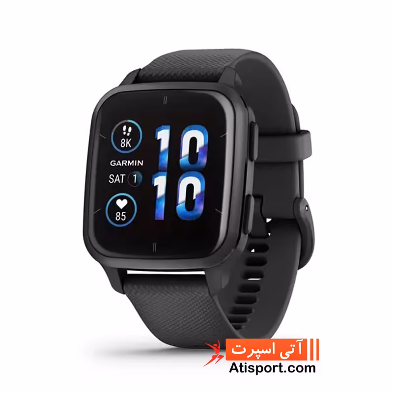 ساعت ورزشی هوشمند گارمین Venu Sq 2 Music Edition Slate کد 270010