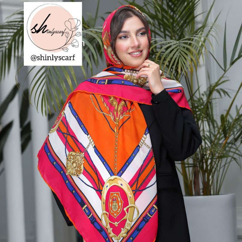 روسری حریر از نوع گارزا سبک و خنک
