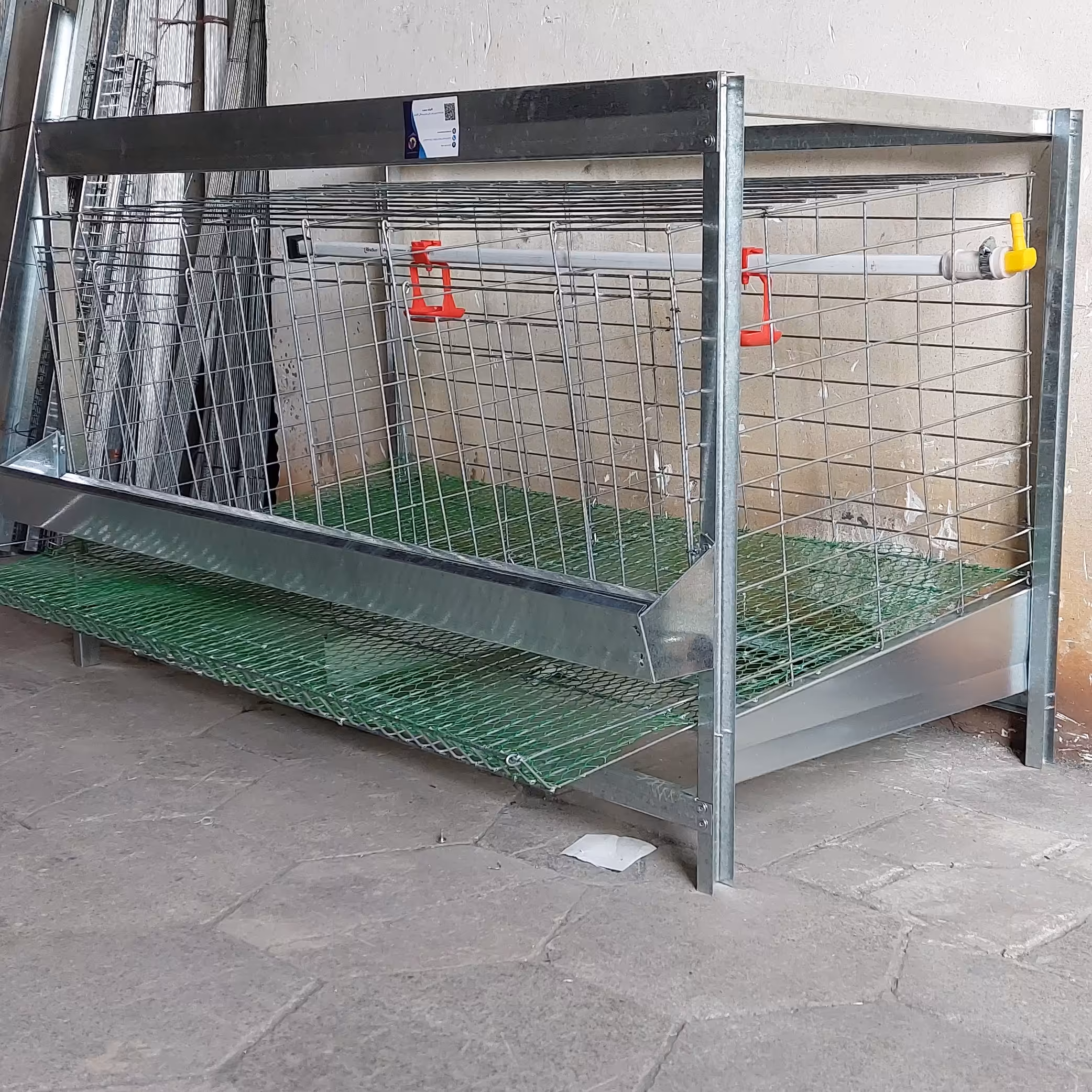 قفس مرغ تزیینی یک طبقه خانگی تمام گالوانیزه ارسال باربری پس کرایه