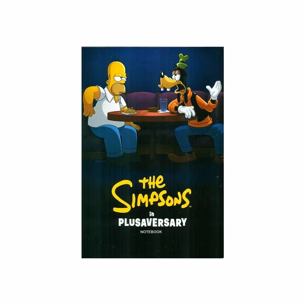 کتاب دفتر یادداشت خط دار THE SIMPSONS THE GOOD نشر همیشه قطع رقعی