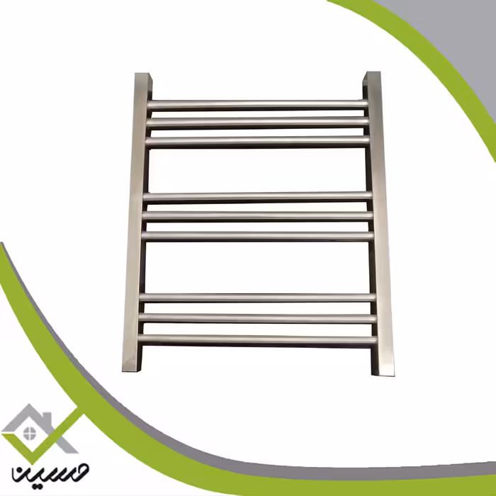 حوله خشک کن رومینا استیل کروم مات 60 سانتی (هزینه ارسال پس کرایه است)